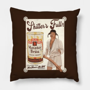 Cousin Eddie Shitter's Full Meister Brau Ad Pillow