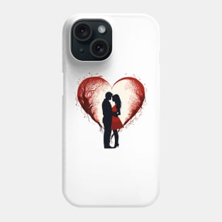 Forever Carried by the Red - Romantic Valentines Day Phone Case