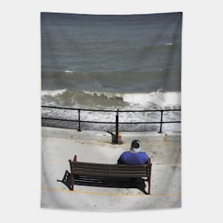 Taking in the view - Sheringham, Norfolk, UK Tapestry