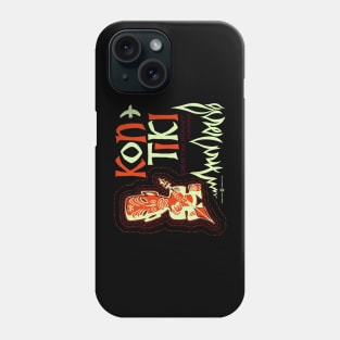 Vintage Retro Kon Tiki Tiki Bar Phone Case