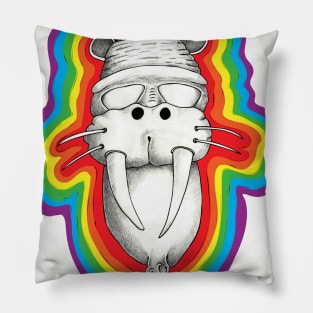 OG Walrus Monkey God Pillow