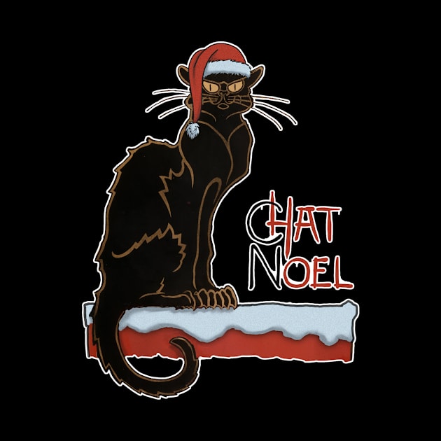 Chat Noel- Funny Caberet Chat Noir Christmas Parody by IceTees