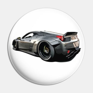 Liberty Walk 458 Cartoon Pin