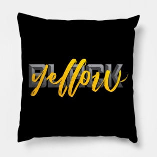 Black and Yellow Pittsburgh Fan Pillow