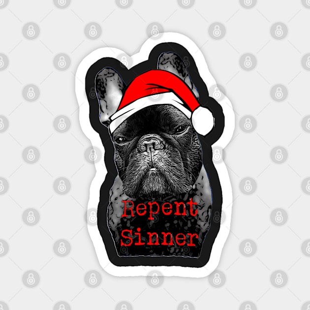 Repent Sinner Magnet by Custom Autos