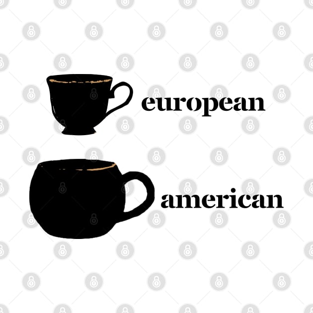 european american teacup mug joke design by AZNSnackShop