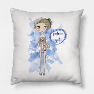 Fashion Girl Pillow