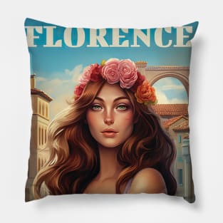 Florence, Italy, Poster Pillow