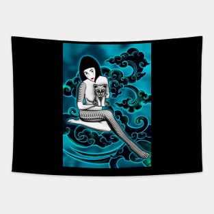 Angel girl Tapestry