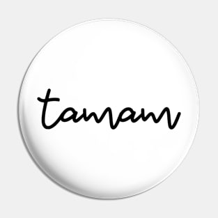 tamam - black Pin
