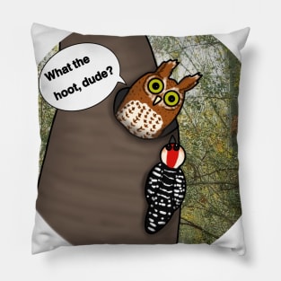 What the hoot, dude? Pillow