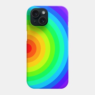 Rainbow Coloured Circles Phone Case