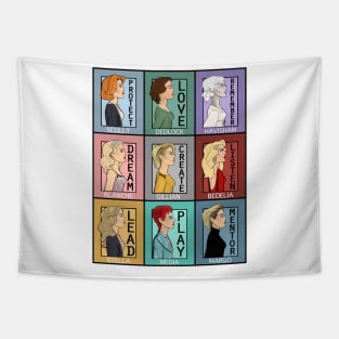 Gillian Anderson's Best Characters Tapestry