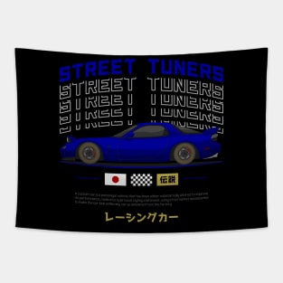 Midnight Racer Blue FD3S RX7 JDM Tapestry