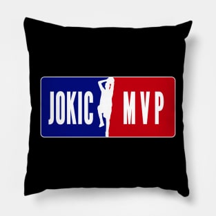 Nikola Jokic MVP Sombor Shuffle logo Pillow