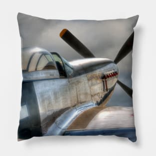 P51 Mustang - Ready for action Pillow