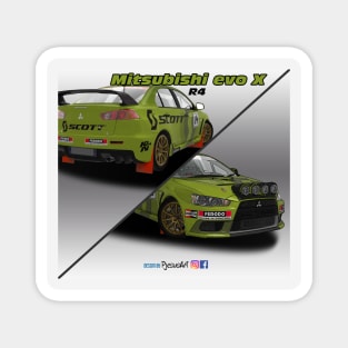 Mitsubishi evo X R4 Dirt 3 Magnet