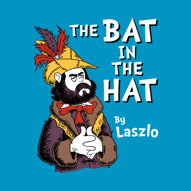 The Bat in the Hat Laszlo - Gothic Funny Cartoon Vampire by Nemons