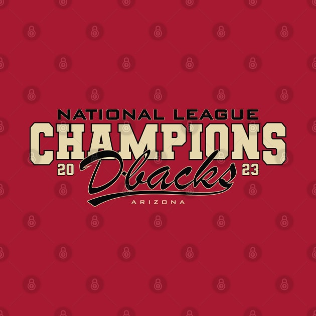Arizona - National League Champions 2023 by Nagorniak