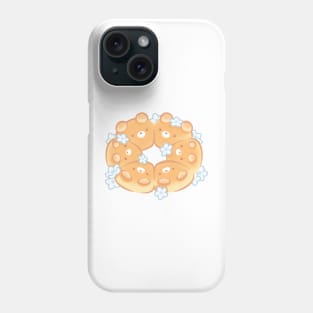 Cute Bears Bundt Bread Rolls Phone Case