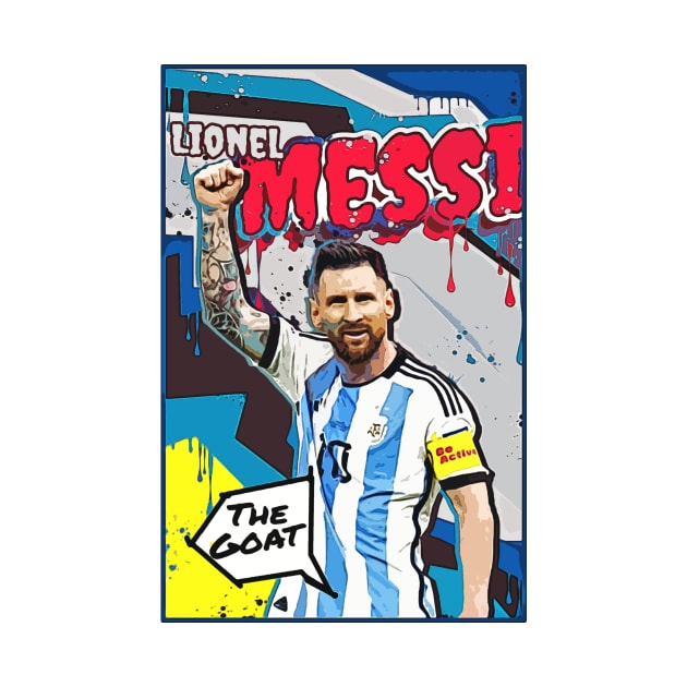 Messi a real goat by elmejikono