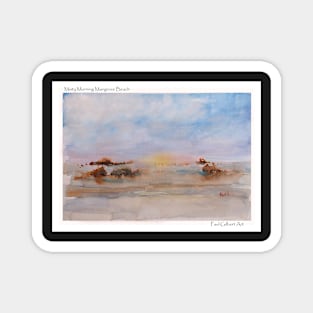 Mangrove Beach Misty Morning - Watercolour Magnet