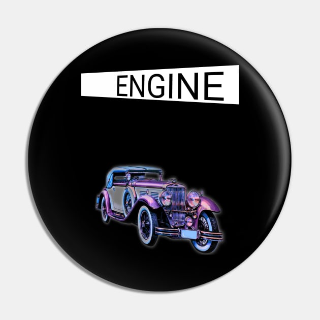 Engine old car design  totes, phone cases, mugs, masks, hoodies, notebooks, stickers pins Pin by Blueberry Pie 