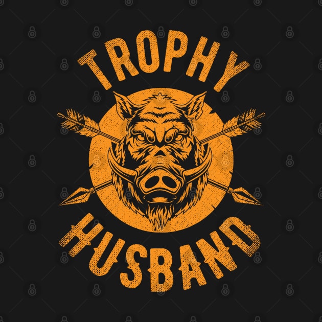 Trophy Husband Funny Wedding Anniversary by Sofiia Golovina