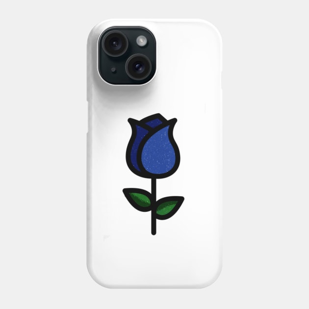 Blue Tulip flower Phone Case by neetaujla
