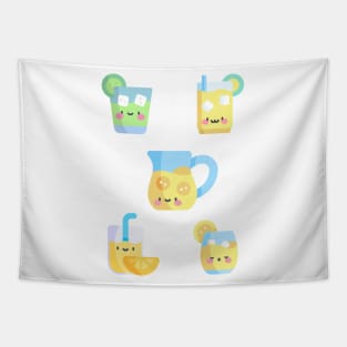 Cute lemonade - Kawaii lemonade - Lemonade squad Tapestry