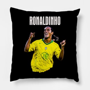 Ronaldinho Painted Art Pillow