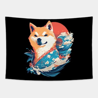 shiba inu Tapestry