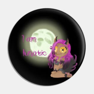 Werewolf Girl Pin