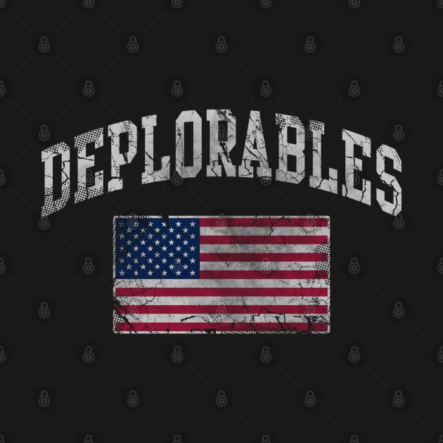 Patriotic Deplorables Flag by E