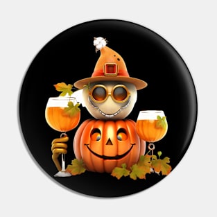 Pumpkin Halloween Party Pin