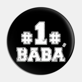 Number 1 Baba best baba gift Pin