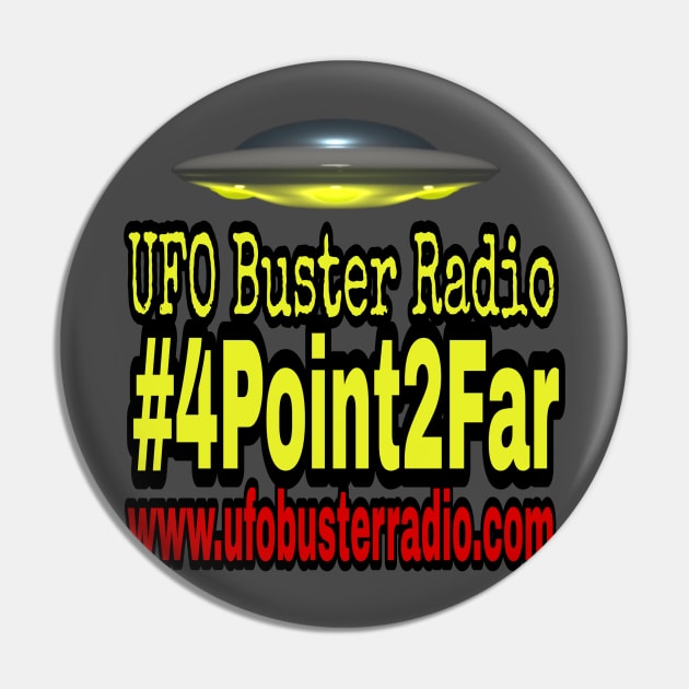 UFO Buster Radio - 4.2Far UFO Pin by UFOBusterRadio42