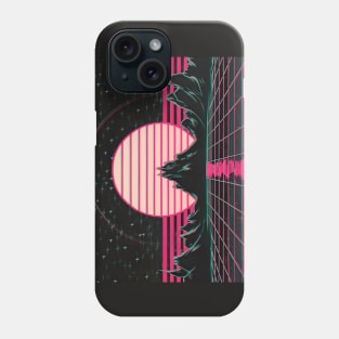 Synthwave sun Phone Case