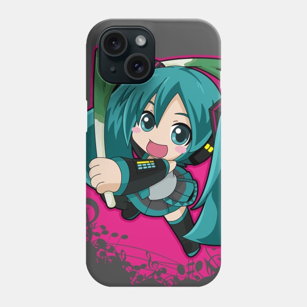 Music Miku Phone Case by WarGreymonZero