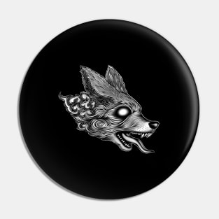 Hungry Wolf of Fate Pin