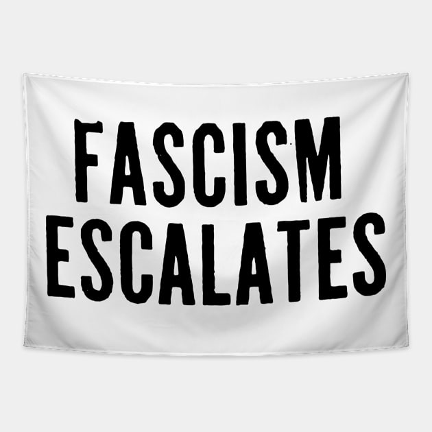 FASCISM ESCALATES Tapestry by TheCosmicTradingPost