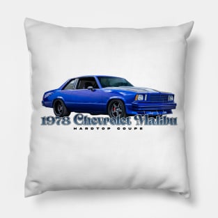 Customized 1978 Chevrolet Malibu Hardtop Coupe Pillow