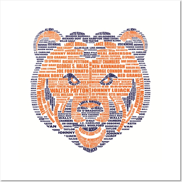 Rico Chicago Bears Short Sport Decal