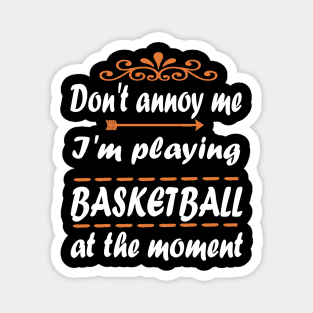 Basketball basketball player gift wicker Magnet