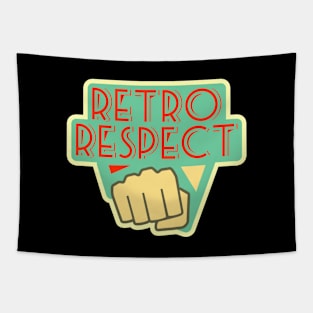 Retro respect fist 1950s - 1960s inspired Tapestry