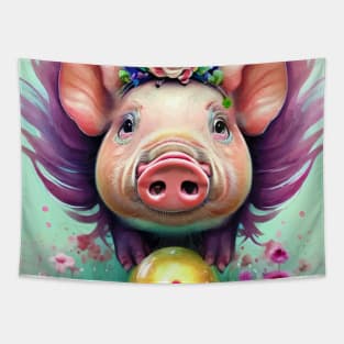 Cute Piggy Tapestry