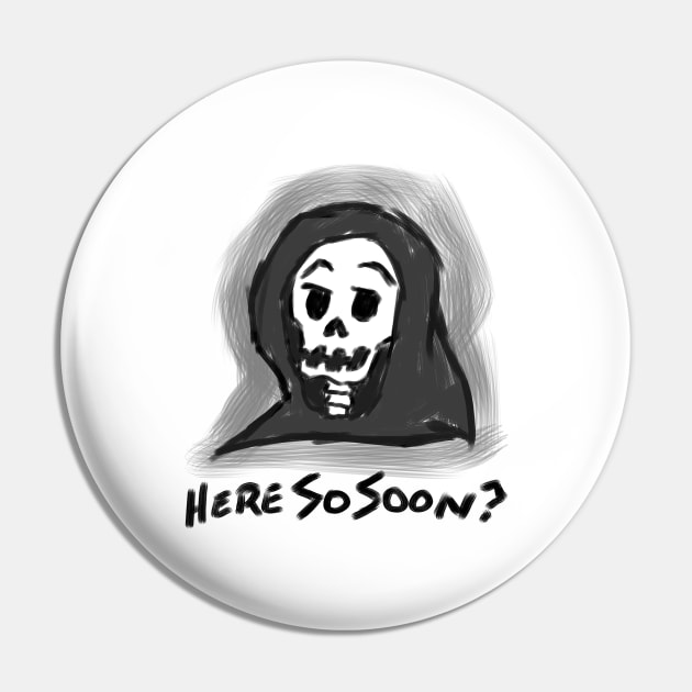 Surprised Reaper Pin by bentStory