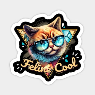 Feline cool Magnet