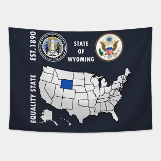 State of Wyoming Tapestry