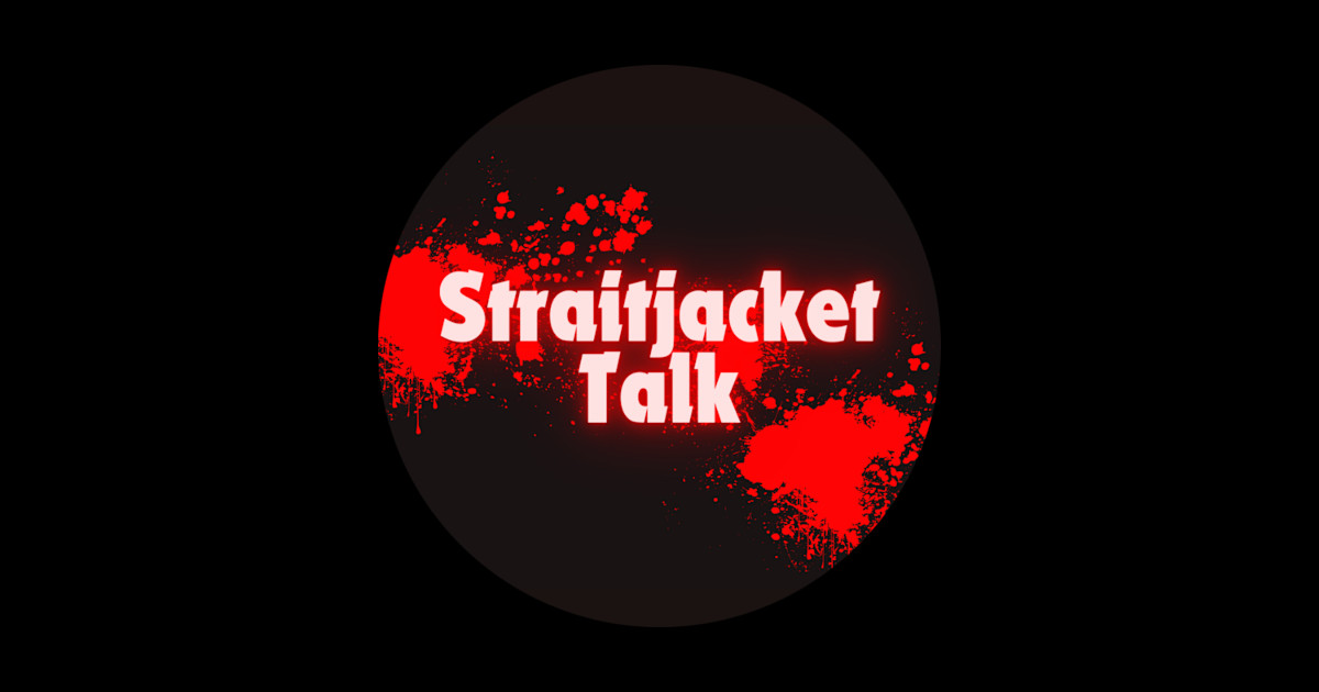 Straitjacket Talk Circle Logo - Horrormovies - Sticker | TeePublic